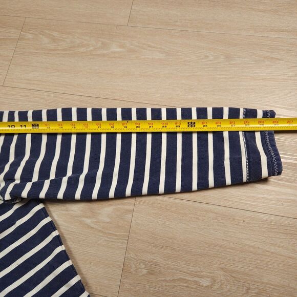 Fat Face Iconic Airlie 1/4 Zip Jumper Size XXL Blue Striped Pullover Nautical - Picture 12 of 13